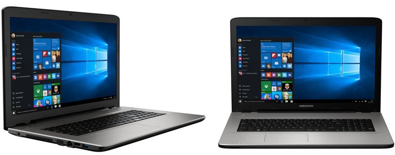 MEDION AKOYA E7420 MD 99890   17.3 Notebook mit i3, 1TB HDD, 128GB SSD, Win10 für 349,99€