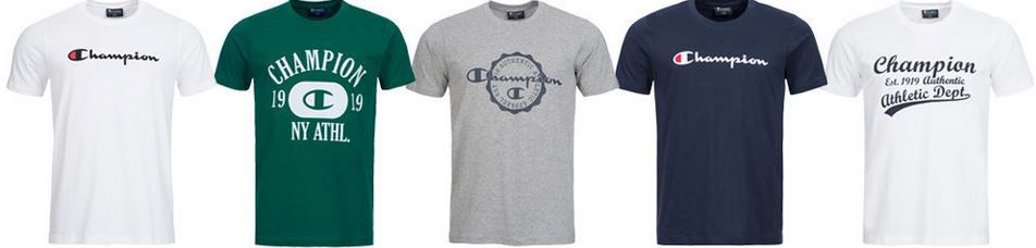 CHAMPION Herren T Shirt bis 2XL für je 13,99€