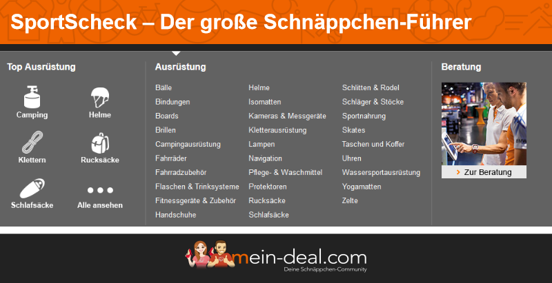 Von Bällen bis Zelten ist hier alles verfügbar.