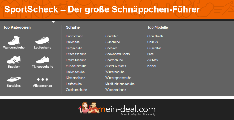 Im Webshop finden sich alle Arten von Schuhen.