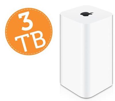 Apple AirPort Time Capsule 3TB für 329,99€