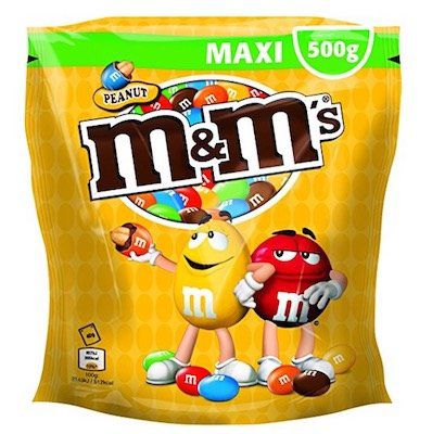 2kg (4 x 500g) M&Ms Peanuts ab nur 12,49€ [Prime]