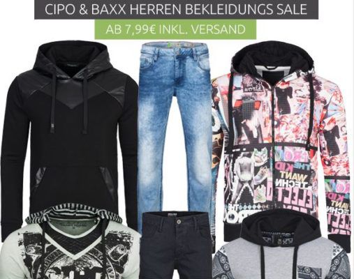 Cipo & Baxx Ausverkauf + VSK frei   z.B. Tank Tops für 7,99€ (statt 25€)