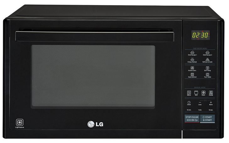 LG MJ 3294 BAB Kombi Mikrowelle mit Grill und Heißluft für 134,10€