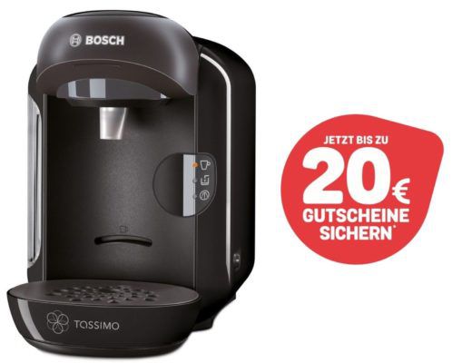 Bosch TASSIMO VIVY Kapselmaschine (B Ware) + 20€ Gutschein für 24,95€