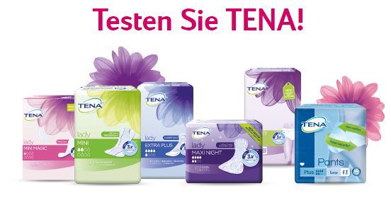 Kostenloses Tena Testpaket für Frauen oder Männer