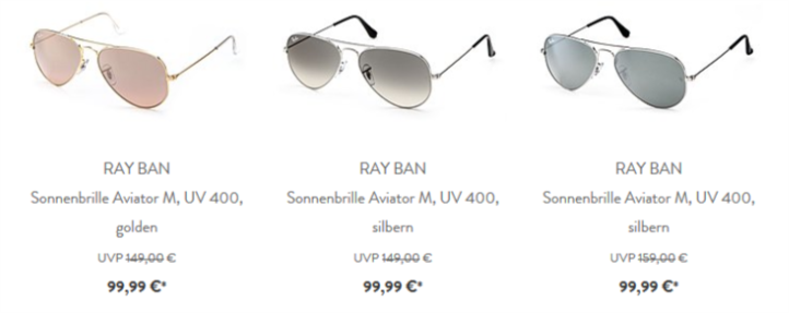 Ray Ban Sonnenbrillen günstig bei Brands4Friends + VSK frei ab 100€