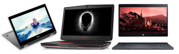 Dell: Bis zu 17% Rabatt auf alle Inspiron , XPS  oder Alienware Geräte