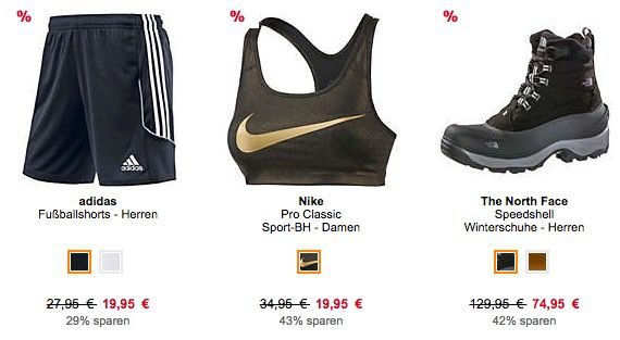 SportScheck Sale mit bis zu 70% + 10€ Extra Rabatt auf ALLES ab 50€