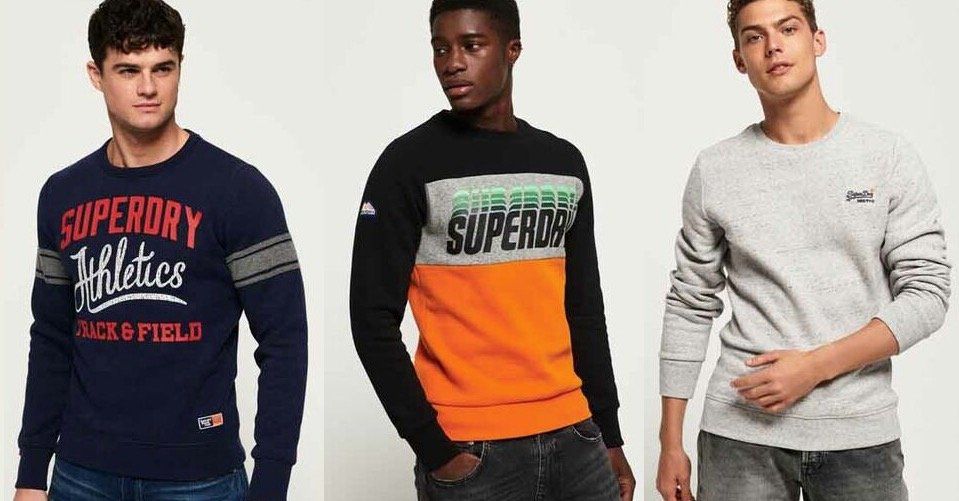 Superdry Herren Sweatshirts für je 27,95€ (statt 42€)