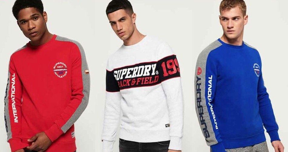 Superdry Herren Sweatshirts für je 27,95€ (statt 42€)