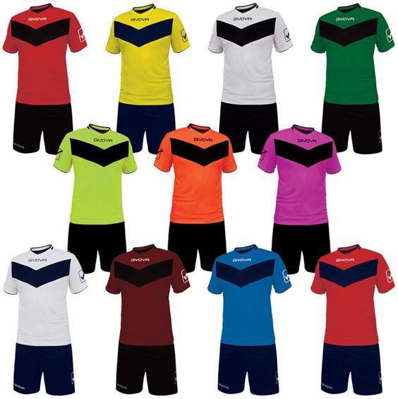 Givova Kit Vittoria   Herren Fußball Set mit Trikot und Hose für nur 10,61€