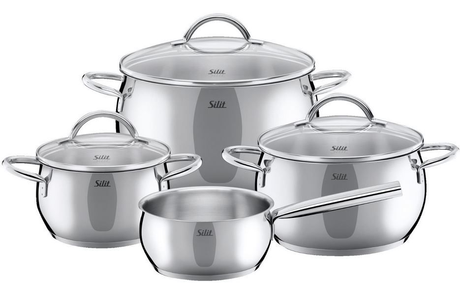 SILIT Nobile   4teilg. Edelstahl Topfset  statt 122€ für 89,96€