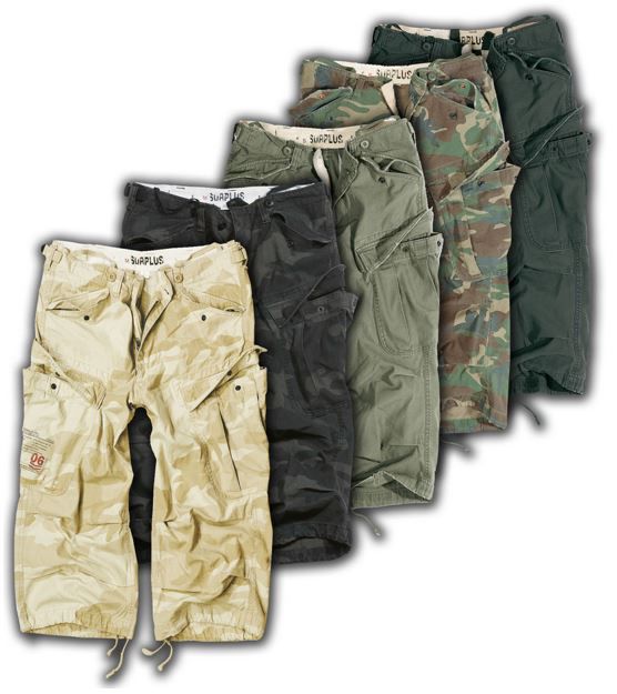 #SURPLUS Engineer Vintage Cargo Shorts mit Gürtel für 29,90€