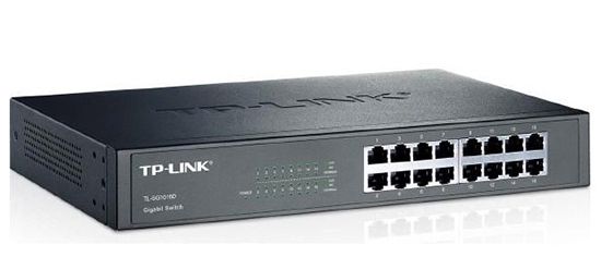 TP Link TL SG1016D 16 Port Gigabit Switch für 55€ (statt 70€)