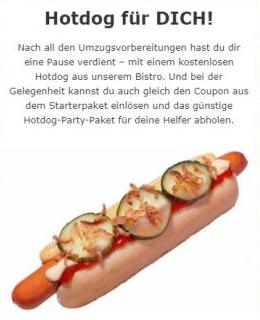 IKEA Family: Hotdog gratis (statt 1€)