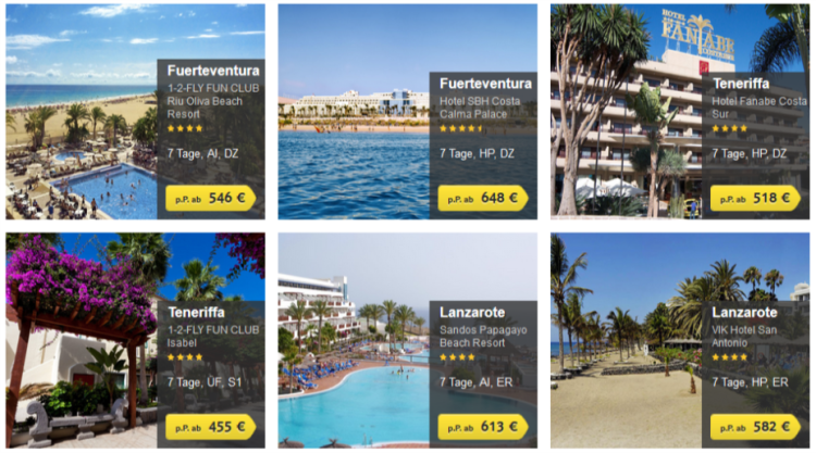 TUI Gutschein mit 100€ Rabatt auf Kanarenpauschalreisen TUI Gutschein mit 100€ Rabatt auf Kanarenpauschalreisen