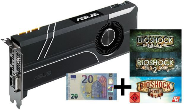 Asus Turbo Gtx1070 8g Grafikkarte Gutschein Bioshock Triple Pack Fur 449