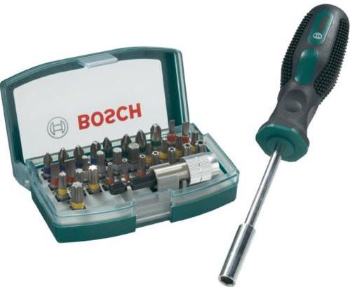 Bosch 32 teiliges Schrauberbit Set + Schraubendreher für 11€ (statt 15€)