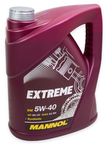 5 Liter Mannol Extreme HC Synthese 5W 40 Motoröl für 14,99€ (statt 19€)