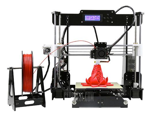 Anet A8 Desktop 3D Drucker mit 0,5kg Verbrauchsmaterial & 8GB Speichercard für 99,98€   aus DE