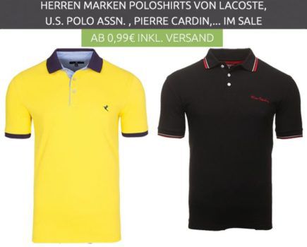 Marken Poloshirts für Damen und Herren ab 0,99€   adidas Performance Essential Polo für 17,99€