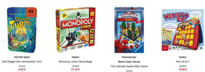 Galeria Kaufhof: 15% Rabatt auf Baby Born, Baby Annabell und Gesellschaftsspiele   günstiges Monopoly & Co. bis Mitternacht