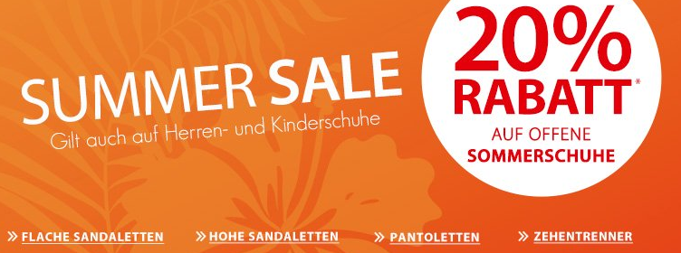 Roland Schuhe mit 20% Extra Rabatt auf offene Sommerschuhe   auch auf SALE