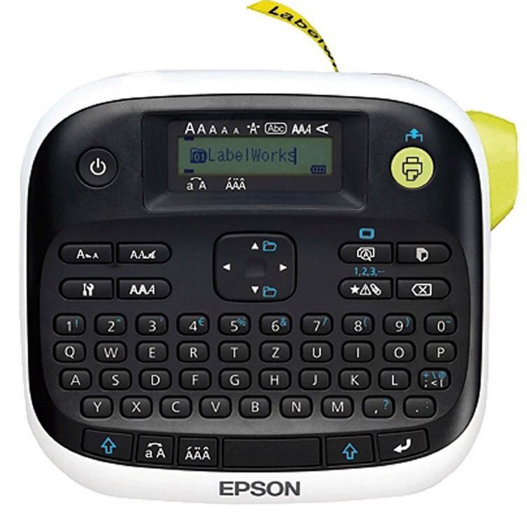 Epson LW 300 LabelWorks  Etikettendrucker + Epson LK 4WBN Schriftband für 38,90€  (statt 54€)