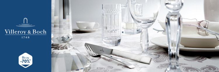 Villeroy & Boch Angebote Brands4Friends mit bis zu 70% Rabatt   z.B. Tafelbesteck Charles für 76,89€ (statt 98€)