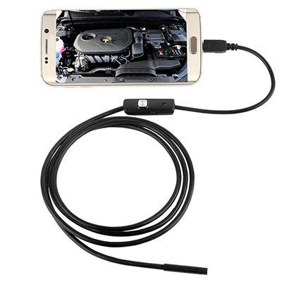 Wasserdichte Endoskop Kamera (3,5m) für Handy & PC für 3,29€