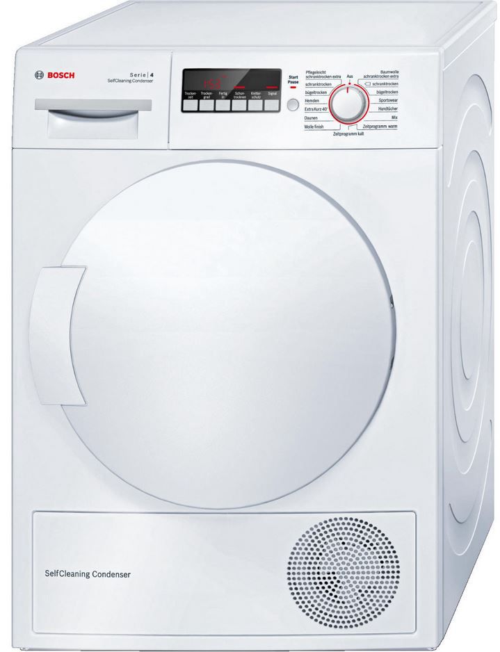 BOSCH WTW 83260 Kondensationstrockner mit Wärmepumpentechnologie für 489€ (statt 545€)