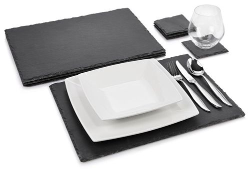 Sänger Schieferplatten Set Dinner 8 teilig für 19,99€ (statt 29€)