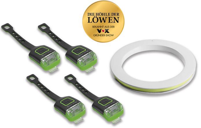 Glow Garage Fun Fahrrad Leuchtstreifen aus der Höhle der Löwen für 22,94€ Glow Garage Fun Fahrrad Leuchtstreifen aus der Höhle der Löwen für 22,94€