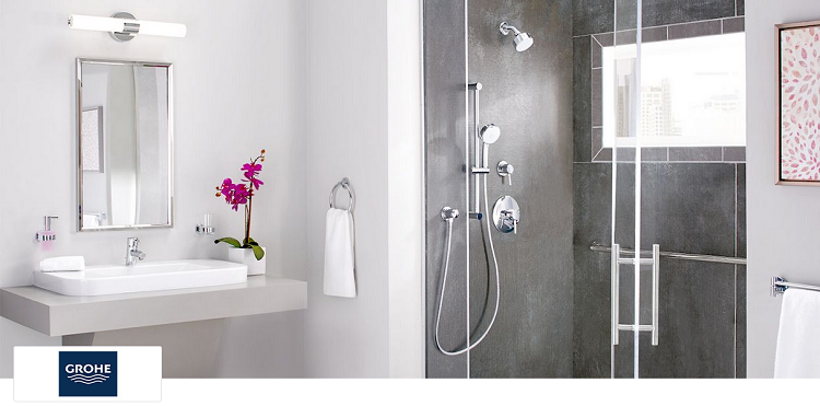 Grohe Sale bei vente privee   z.B. Brauseset oder Küchenarmaturen