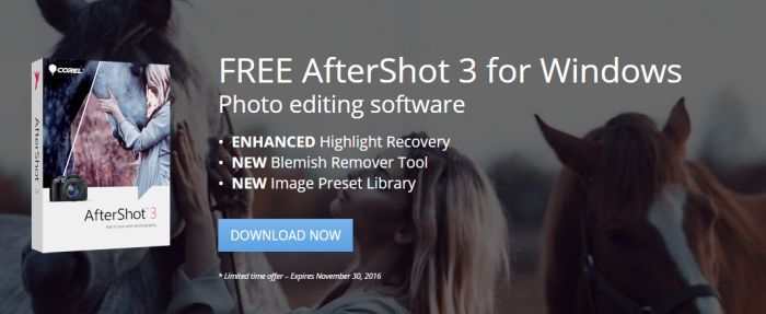 Corel AfterShot 3 kostenlos   endet heute