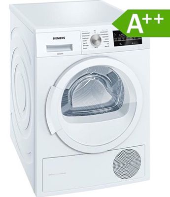 Siemens WT45W460 Wärmepumpentrockner 7kg A++ für 413,10€ (statt 551€)