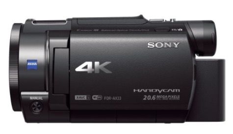 Sony FDR AX33 4K Camcorder für 499€ (statt 566€)