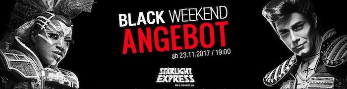 Knaller! Starlight Express Tickets im Black Weekend Sale (PK 1 und PK 2!) ab 40€ (statt 100€)