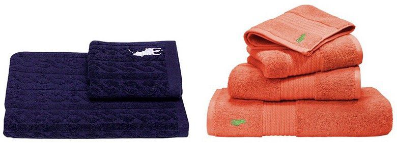 Ralph Lauren Home Sale bei Veepee   z.B. Handtuch „Player“ aus Baumwolle 600g/m² ab 3€ (statt 6€)