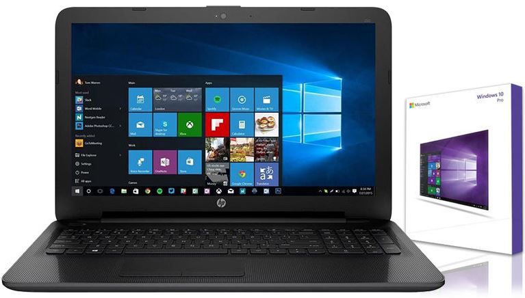 HP Notebook 15,6 Zoll mit 1TB HDD &  Windows 10 Pro für 249€