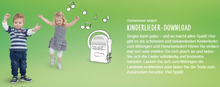 48 Kinderlieder kostenlos herunterladen