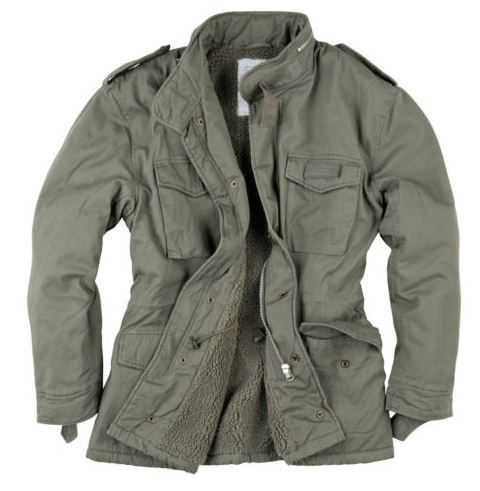 SURPLUS RAW Vintage M65   Herren Paratrooper Winter Feldjacke bis 5XL für 39,90€ (statt 80€)