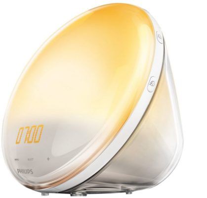 Philips HF3531   Wake Up Light mit Sonnenaufgangfunktion, Radio für 99,99€