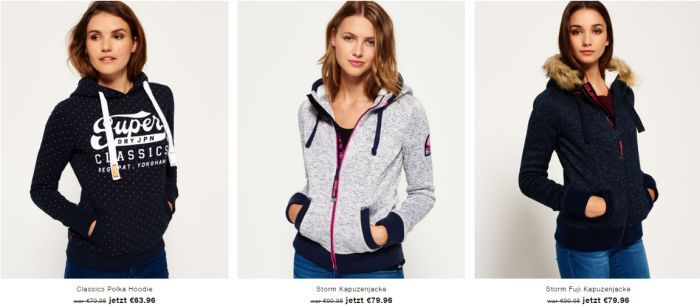 20% Rabatt auf Hoodies bei Superdry   keine Versandkosten