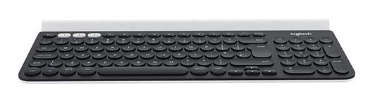 Logitech K780   Schnurlose Tastatur mit Halterung für Handys & Pads für 35€ (statt 55€)