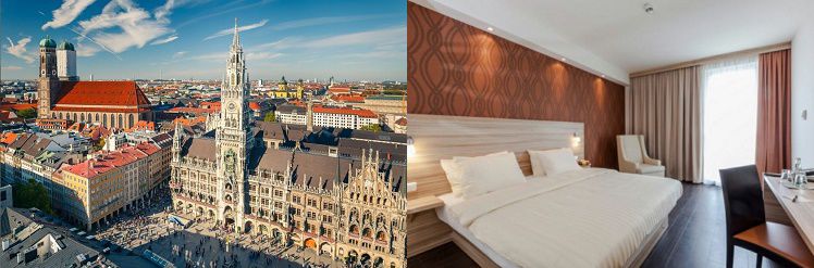 1   2 ÜN im guten 3* Hotel in Schwabing, inkl. Frühstück, Verzehrgutschein und 4 Gänge Menü im Schuhbecks Orlando ab 139€ p.P.