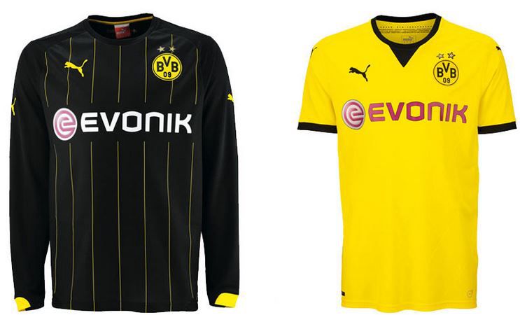 Puma BVB Borussia Dortmund, Arsenal, Düsseldorf   Fussball Vereins Shirts für je 19,99€