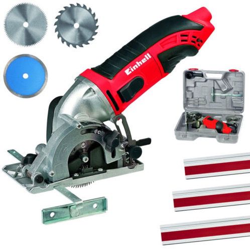 Einhell TC CS 860/1 Mini Handkreissäge + Koffer + Trennscheibe + Sägeblatt für 54,99€ (statt 65€)