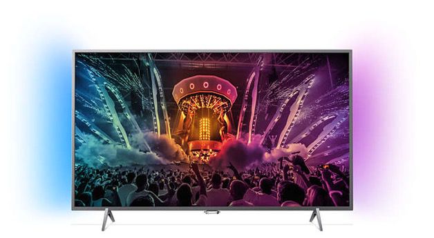 Philips 43PUS6201   43 Zoll 4k Fernseher mit 2 seitigem Ambilight für 444€ (statt 529€)